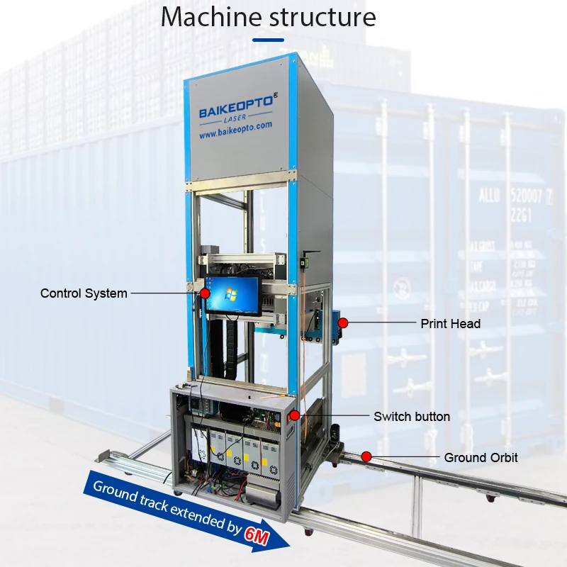 Интеллектуальная УФ-струйная система вертикальной печати AI с низким обслуживанием для маркировки логотипа контейнеров логистики
Интеллектуальная УФ-струйная система вертикальной печати AI с низким обслуживанием для маркировки логотипа контейнеров логистики