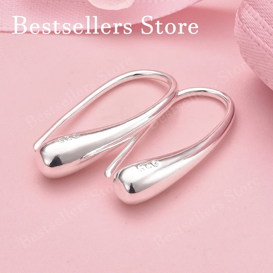 925 Sterling Silver Delicate Bright Teardrop Ear Clips for Women, Fashionable Party Wedding Accessories Gifts
925 Sterling Silver Delicate Bright Teardrop Ear Clips for Women, Fashionable Party Wedding Accessories Gifts
