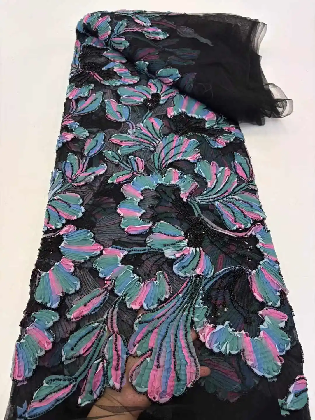3D Lace African Lace Fabric 2025 Sequins Embroidery Groom Nigerian Bridal High Quality French Tulle Lace Fabric Wedding Dress
3D Lace African Lace Fabric 2025 Sequins Embroidery Groom Nigerian Bridal High Quality French Tulle Lace Fabric Wedding Dress