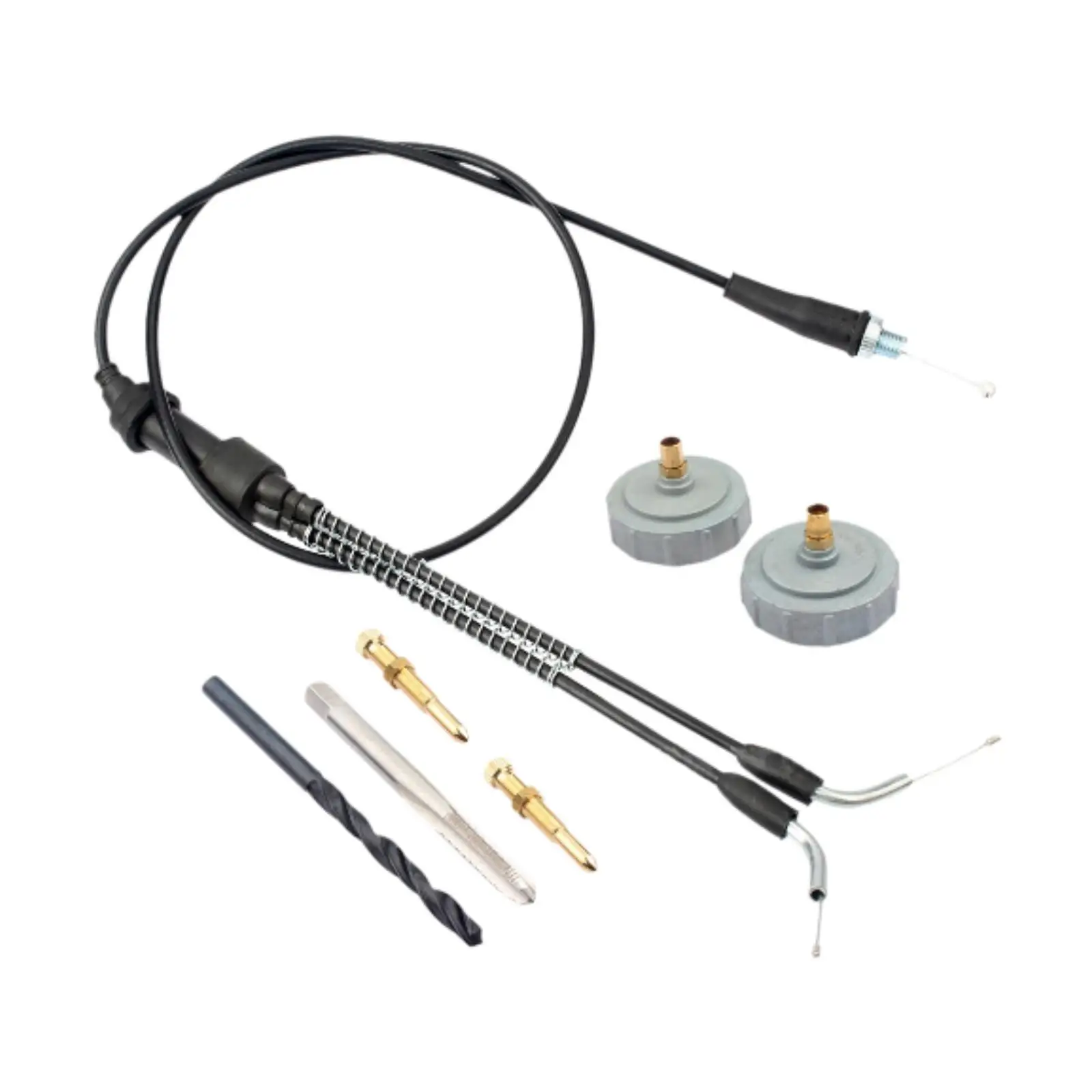 Cable Kit Thread Tap Motorcycle Cable with Covers Upgrade Kit Repair Tools for Yamaha Yfz350 350 1987-2006
Cable Kit Thread Tap Motorcycle Cable with Covers Upgrade Kit Repair Tools for Yamaha Yfz350 350 1987-2006