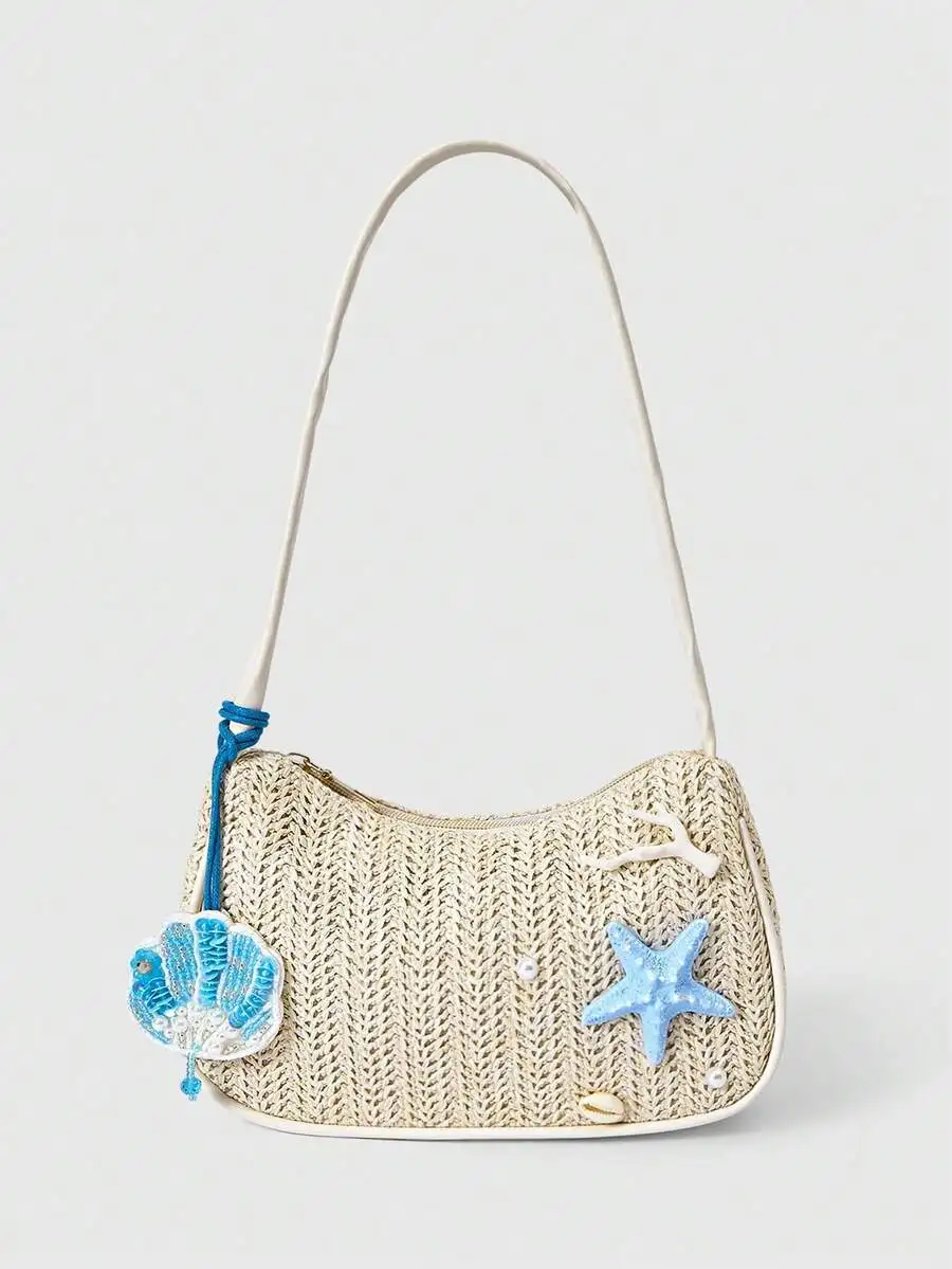Fairycore Floral Crochet Beach Bag Set - Stylish Resort Crossbody for Women
Fairycore Floral Crochet Beach Bag Set - Stylish Resort Crossbody for Women