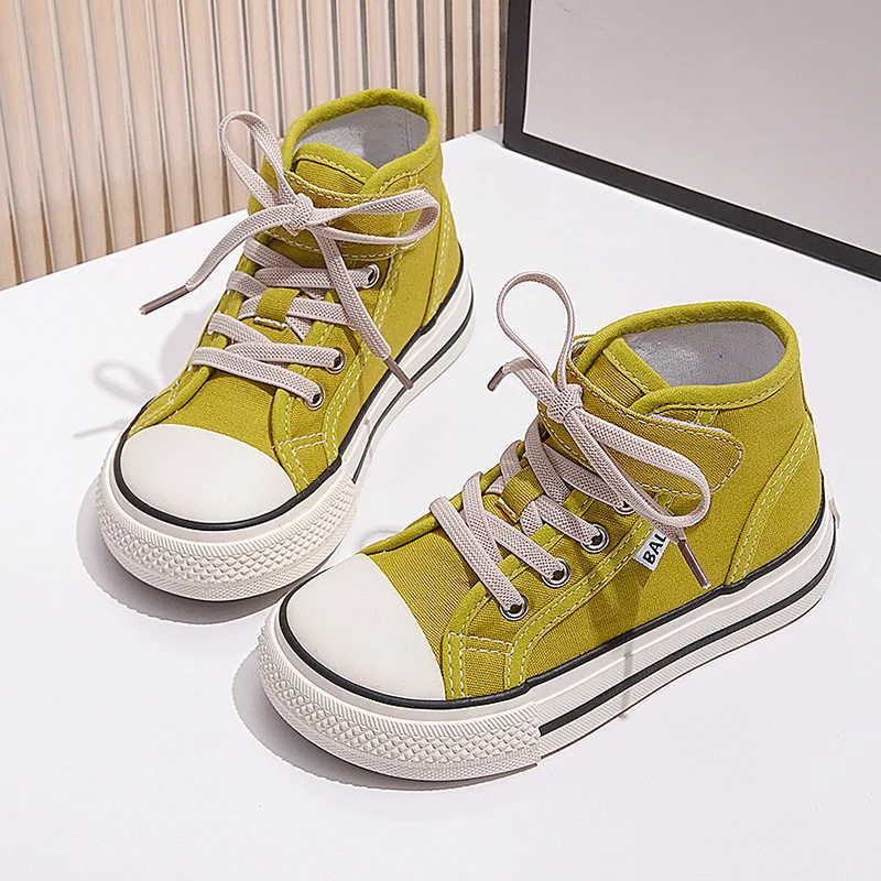 Four Seasons Kids High-Top Canvas Skate Shoes Children Non-Slip Soft-Soled Student Shoes Boys Girls School Everyday Casual Shoes
Four Seasons Kids High-Top Canvas Skate Shoes Children Non-Slip Soft-Soled Student Shoes Boys Girls School Everyday Casual Shoes