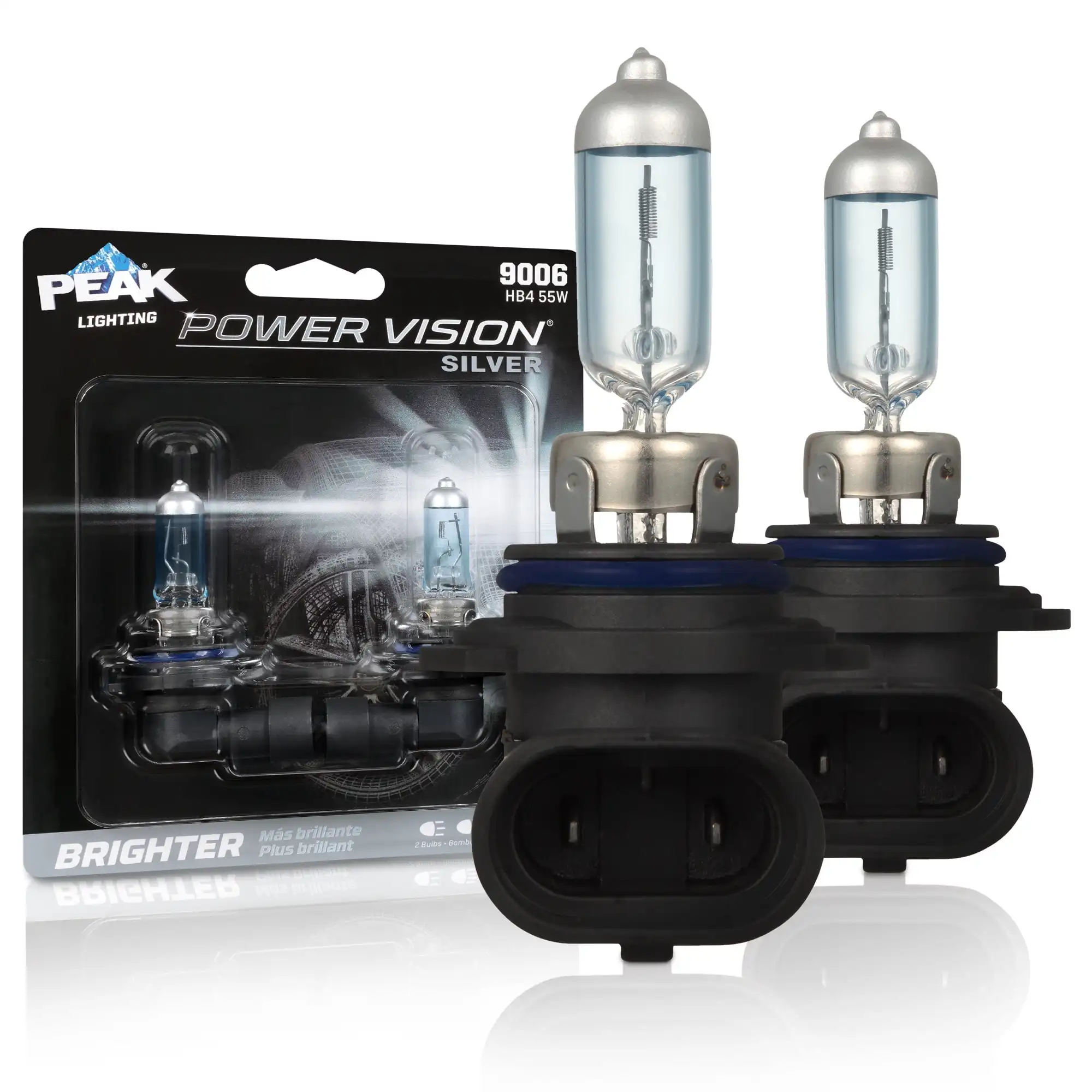 Power Vision Silver Automotive High Performance 9006/HB4 55W Headlights (2 Pack)
Power Vision Silver Automotive High Performance 9006/HB4 55W Headlights (2 Pack)