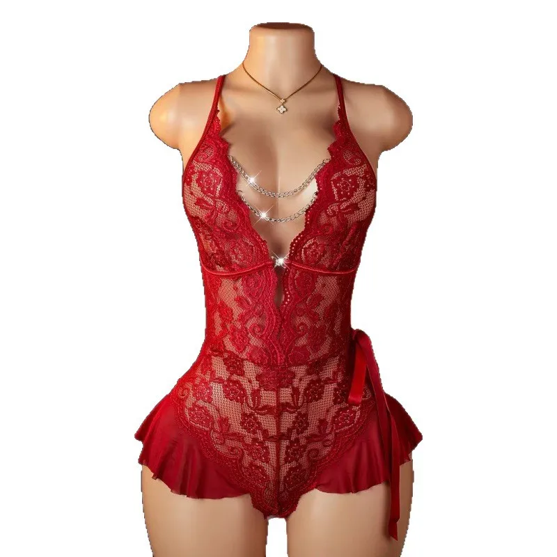 Sexy corset lace fishbone waist cincher French-style garter belt integrated lingerie with push-up effect uniform ORUM
Sexy corset lace fishbone waist cincher French-style garter belt integrated lingerie with push-up effect uniform ORUM