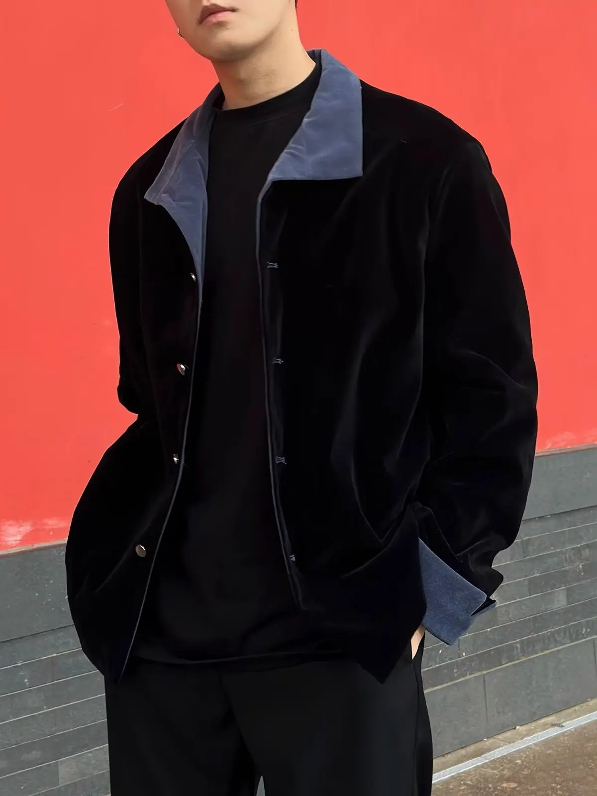 New Chinese Sle Velvet Jaet Men Loose Spring Autumn Small Design Sense Coat Tang Costume National Trend High-End Zhonga...
New Chinese Sle Velvet Jaet Men Loose Spring Autumn Small Design Sense Coat Tang Costume National Trend High-End Zhonga...