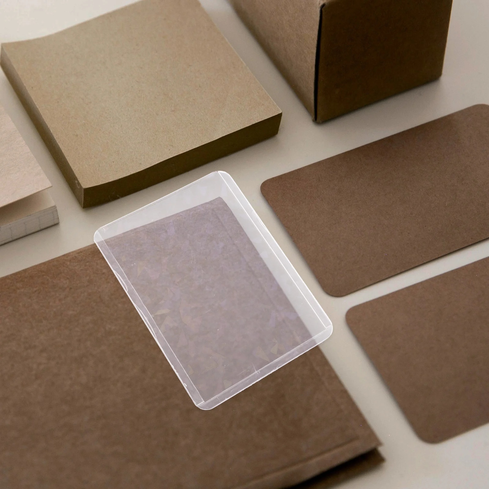 10pcs Transparent Plastic Card Holders Clear Sleeves Stylish Id Business Card Protectors For Trading Photo Cards 
10pcs Transparent Plastic Card Holders Clear Sleeves Stylish Id Business Card Protectors For Trading Photo Cards