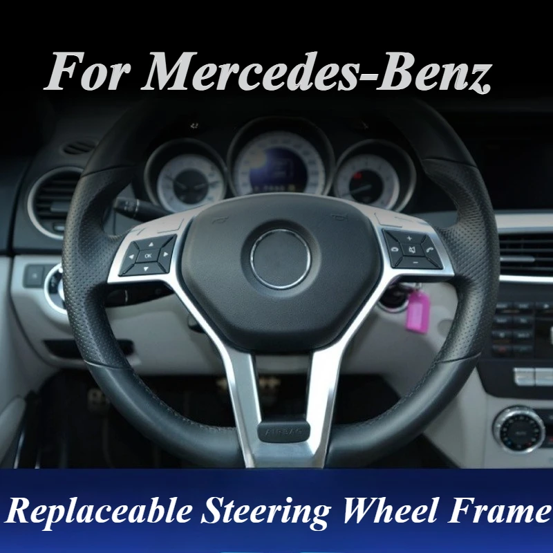 For Mercedes A C E Class Steering Wheel Cover Sticker Carbon Fiber Leather Look Anti-Slip Decoration Car Interior Accessories
For Mercedes A C E Class Steering Wheel Cover Sticker Carbon Fiber Leather Look Anti-Slip Decoration Car Interior Accessories