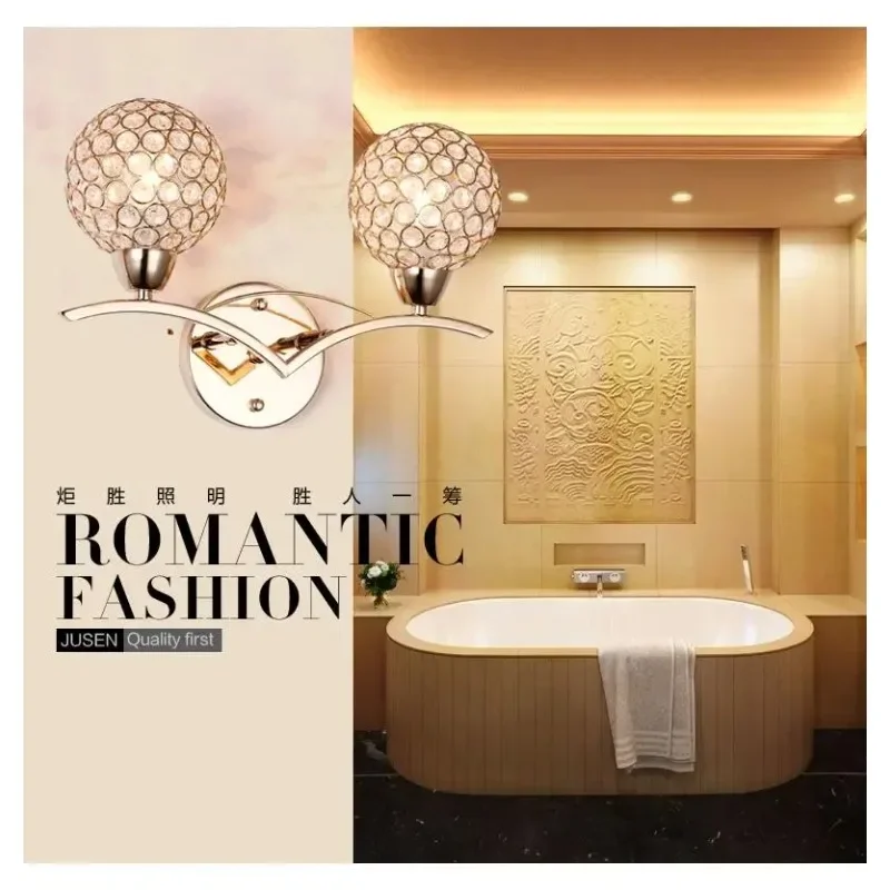 Two-head Wall Lights for Home The Living Room Bedroom Bedside Crystal Wall Lamp Room Decor
Two-head Wall Lights for Home The Living Room Bedroom Bedside Crystal Wall Lamp Room Decor