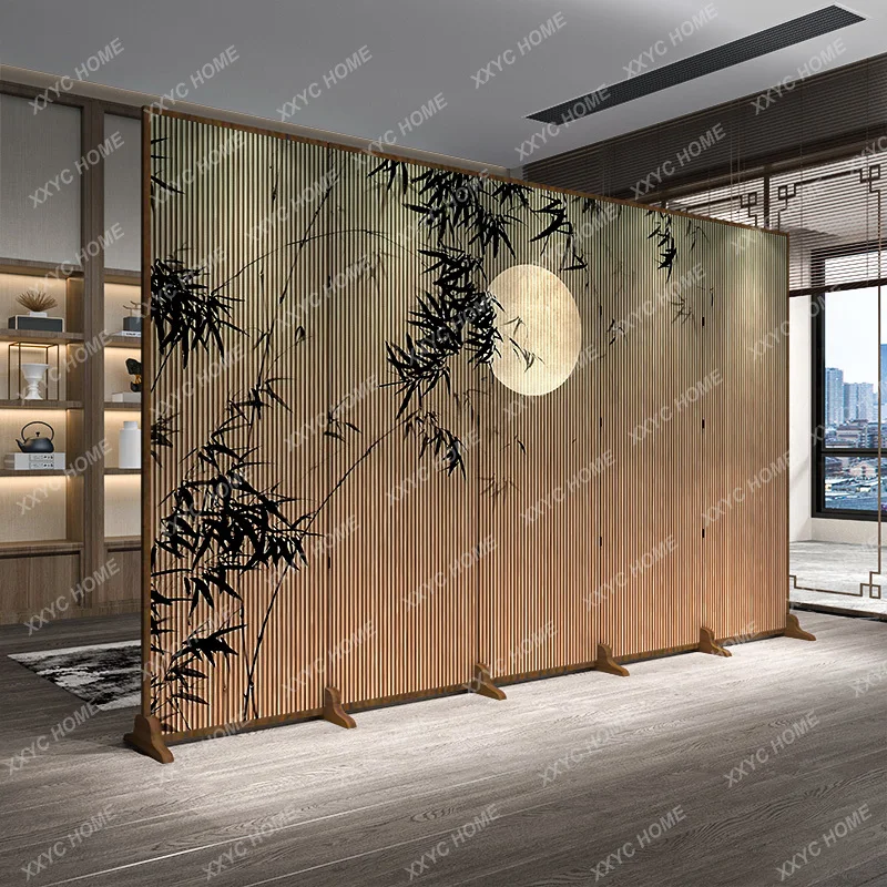 New Chinese Style Hotel Simple Subareas Screens Entrance Entrance Decoration Living Room and Tea Room Foldable Mobile
New Chinese Style Hotel Simple Subareas Screens Entrance Entrance Decoration Living Room and Tea Room Foldable Mobile
