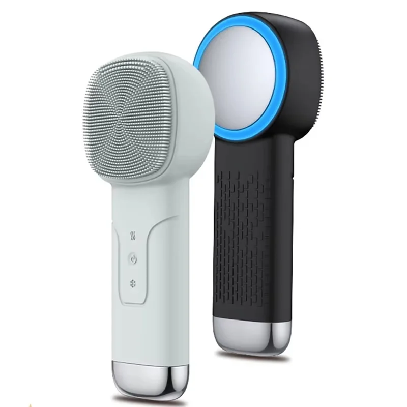 6-In-1 Facial Cleansing Brush With Thermal Function, Skin Cooling Massager, Silicone Facial Cleansing Device-A77G
6-In-1 Facial Cleansing Brush With Thermal Function, Skin Cooling Massager, Silicone Facial Cleansing Device-A77G