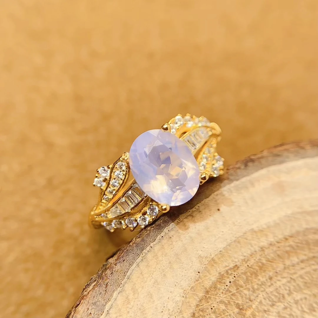 Luxury 925 Silver Amethyst Ring for Women 7mm*9mm Light Purple Natural Amethyst Silver Ring with 18K Gold Plating
Luxury 925 Silver Amethyst Ring for Women 7mm*9mm Light Purple Natural Amethyst Silver Ring with 18K Gold Plating