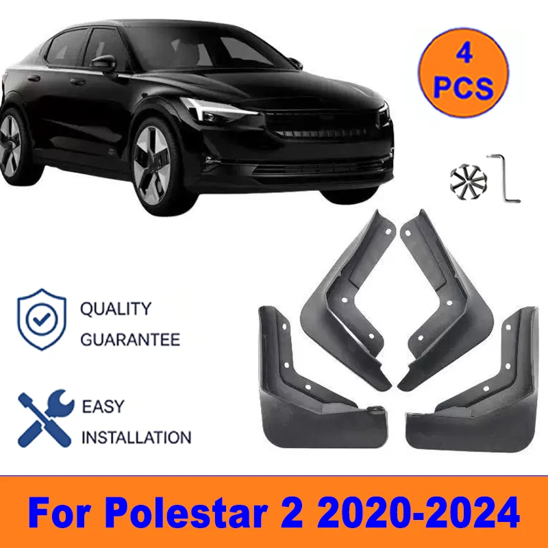 4Pcs Mud Flaps For Polestar 2 2020-2024 - Splash Guards Front & Rear Wheel Fender Mudguards Car Exterior Protection Accessory
4Pcs Mud Flaps For Polestar 2 2020-2024 - Splash Guards Front & Rear Wheel Fender Mudguards Car Exterior Protection Accessory