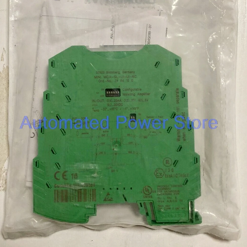 2864150 MINI MCR-SL-UI-UI-NC Configurable Isolating Amplifier Signal Conditioner
2864150 MINI MCR-SL-UI-UI-NC Configurable Isolating Amplifier Signal Conditioner