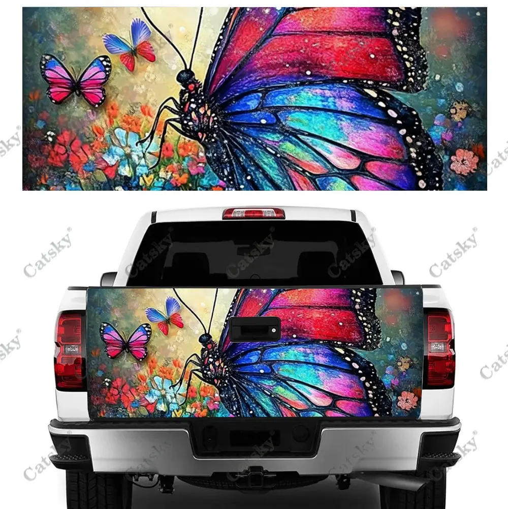 Pink Butterflies Floral Print Car Tail Trunk Protect Vinly Wrap Decal Auto Accessories Hood Decor Sticker for Off-road Pickup
Pink Butterflies Floral Print Car Tail Trunk Protect Vinly Wrap Decal Auto Accessories Hood Decor Sticker for Off-road Pickup