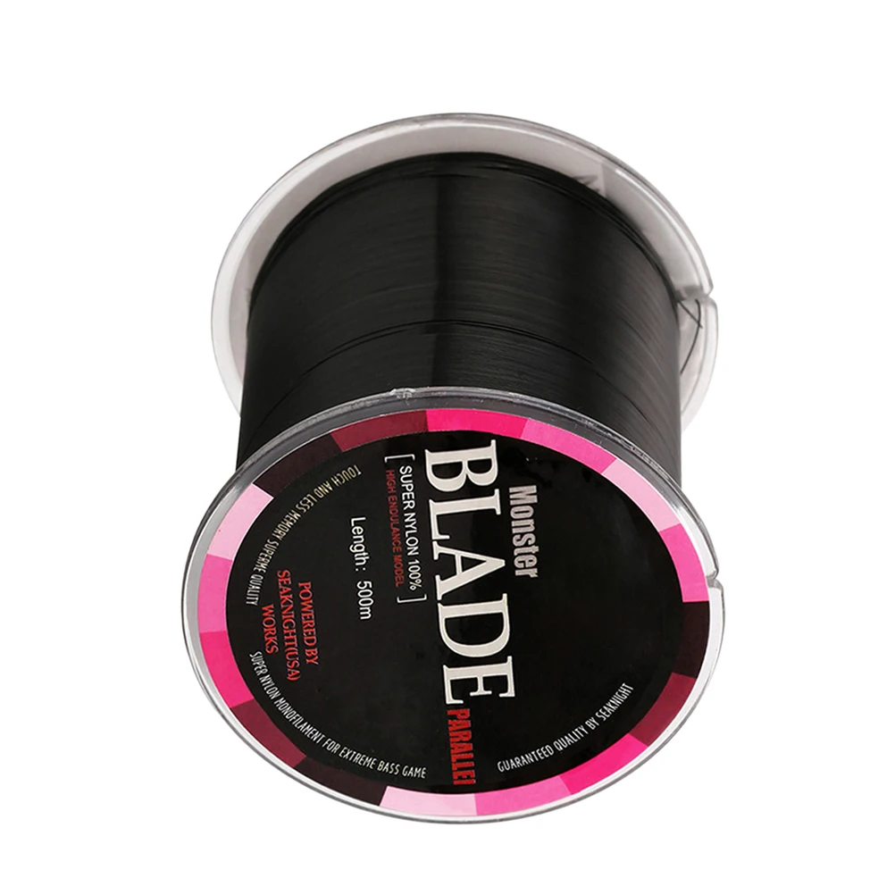 Super Strength Durable 500m Nylon Fishing Line Fishing Main Line Seapole Fishing Gear Lure Wire Black (0.6)
Super Strength Durable 500m Nylon Fishing Line Fishing Main Line Seapole Fishing Gear Lure Wire Black (0.6)