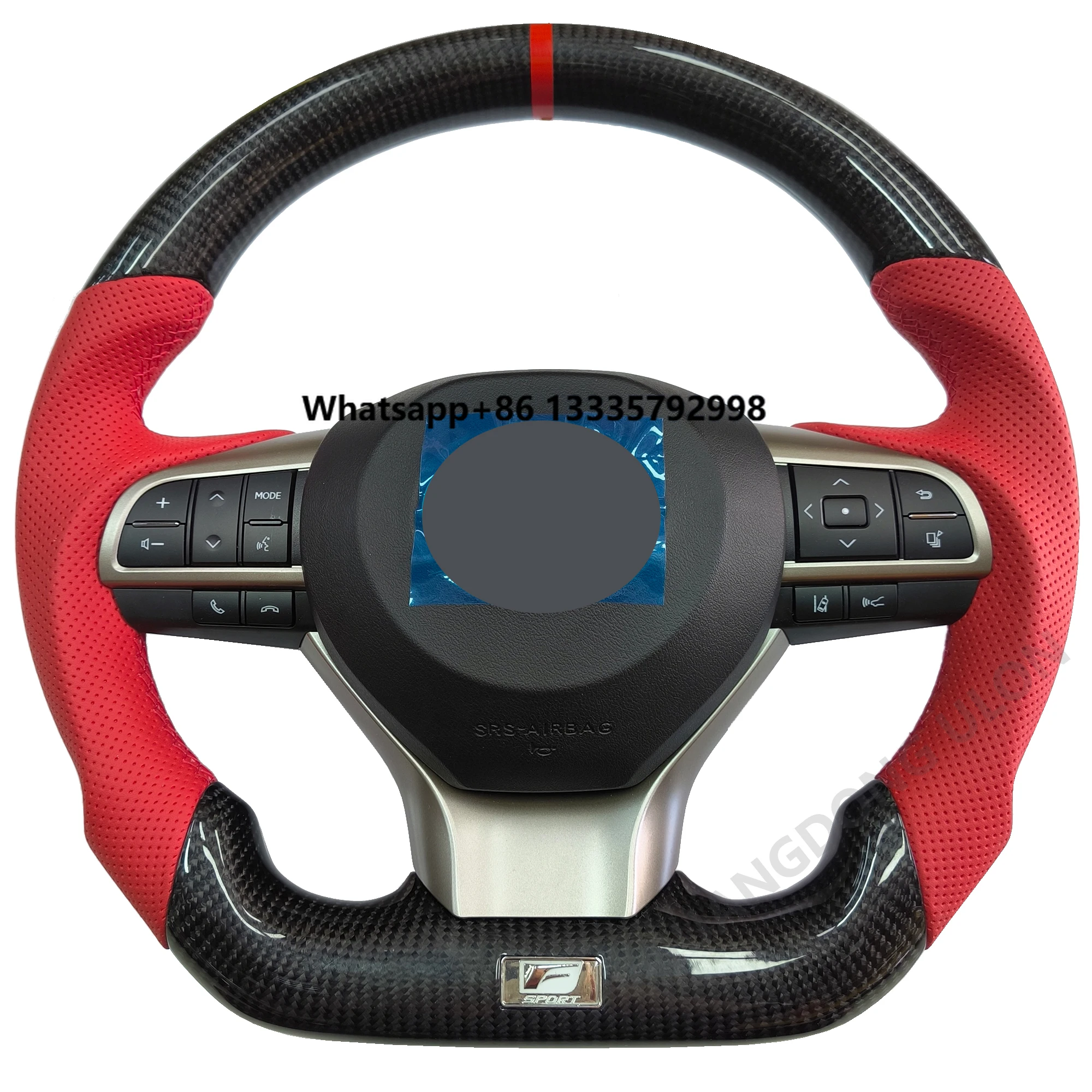 Factory Price Real Carbon Fiber & Leather Steering Wheel for Lexus ES GS RX LX GX450 GX460 LX570 ES300h Sport Steering Wheel
Factory Price Real Carbon Fiber & Leather Steering Wheel for Lexus ES GS RX LX GX450 GX460 LX570 ES300h Sport Steering Wheel