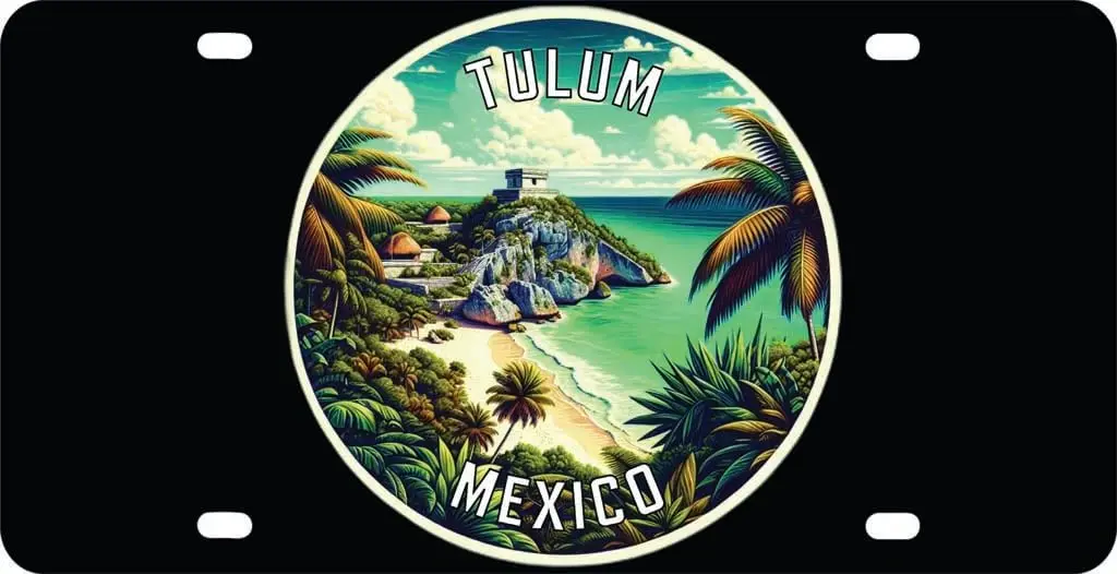 Tulum Mexico Souvenir Destination Metal Plaque - Wall Decoration
Tulum Mexico Souvenir Destination Metal Plaque - Wall Decoration