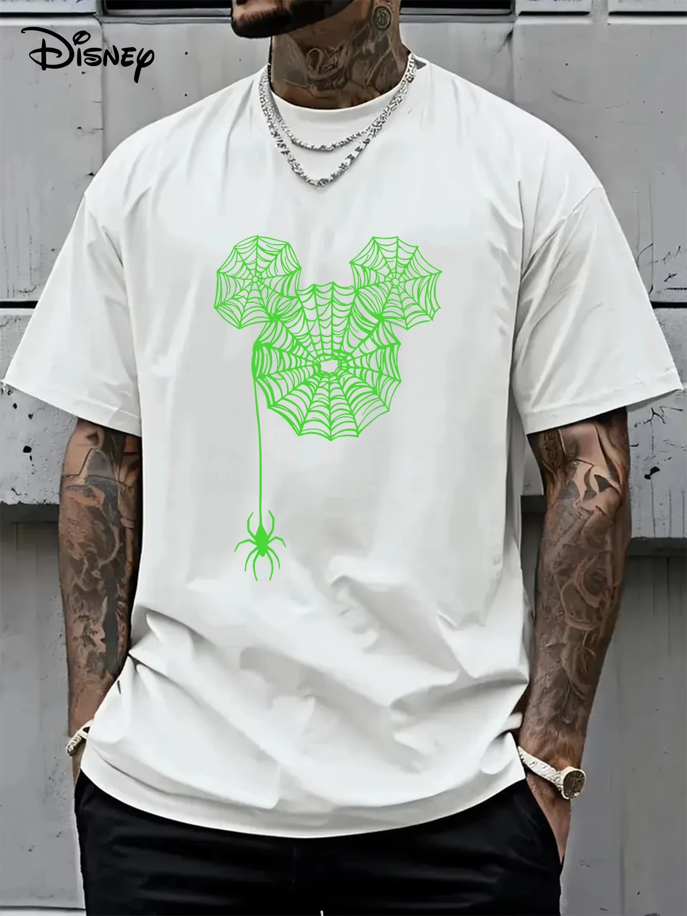 Футболка с принтом Disney Spider Mickey Avatar, летняя новинка 2026 года, мужская и женская, в стиле стрит-хип-хоп, повседневная, свободного кроя, с коротким рукавом, большого размера
Футболка с принтом Disney Spider Mickey Avatar, летняя новинка 2026 года, мужская и женская, в стиле стрит-хип-хоп, повседневная, свободного кроя, с коротким рукавом, большого размера