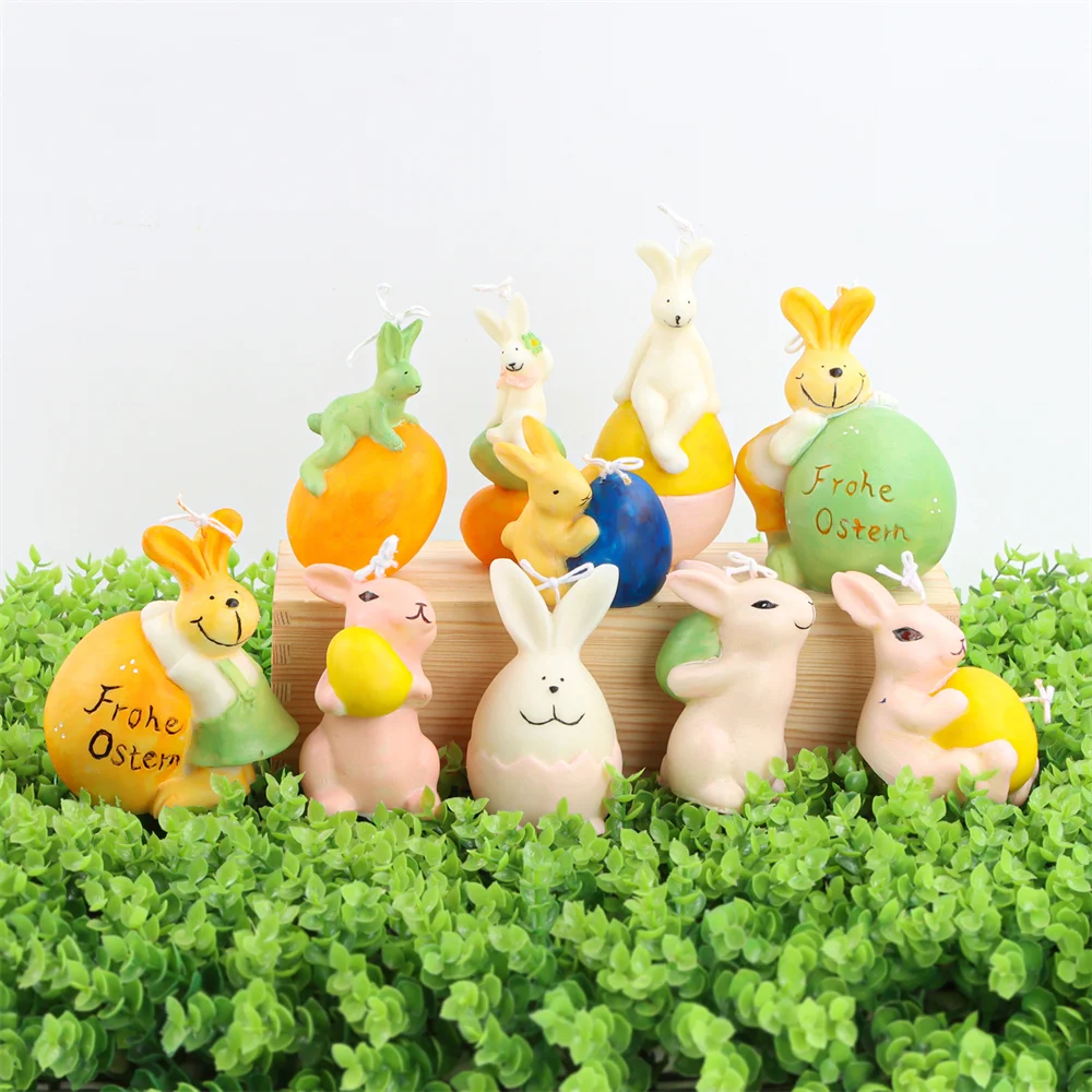 Easter Collection Eggshell Rabbit Candle Mold DIY Handmade Soap Tool Making Animal Chocolate Baking Holiday Gift Party Decorated
Easter Collection Eggshell Rabbit Candle Mold DIY Handmade Soap Tool Making Animal Chocolate Baking Holiday Gift Party Decorated