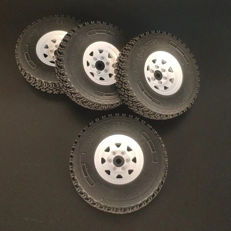 1Set 1.55-inch Metal Wheel Tire 90mm Sticky Clamp Tire Wheel Floral Gravel Tire 12mm Bonder Wheel Hub for 1/10 1/12 RC Model Car
1Set 1.55-inch Metal Wheel Tire 90mm Sticky Clamp Tire Wheel Floral Gravel Tire 12mm Bonder Wheel Hub for 1/10 1/12 RC Model Car