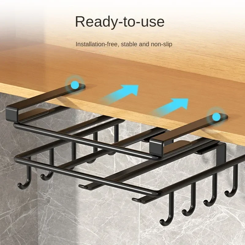 Kitchen Hanging Organizer Rack with Hooks Under Cupboard Paper Towel Rags Hanger Cutting Board Pot Cover Holder Storage Shelf
Kitchen Hanging Organizer Rack with Hooks Under Cupboard Paper Towel Rags Hanger Cutting Board Pot Cover Holder Storage Shelf