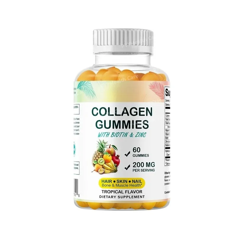 Гидролизованные коллагеновые жевательные конфеты с биотином и цинком для здоровья кожи, волос и ногтей, пищевая добавка
Гидролизованные коллагеновые жевательные конфеты с биотином и цинком для здоровья кожи, волос и ногтей, пищевая добавка