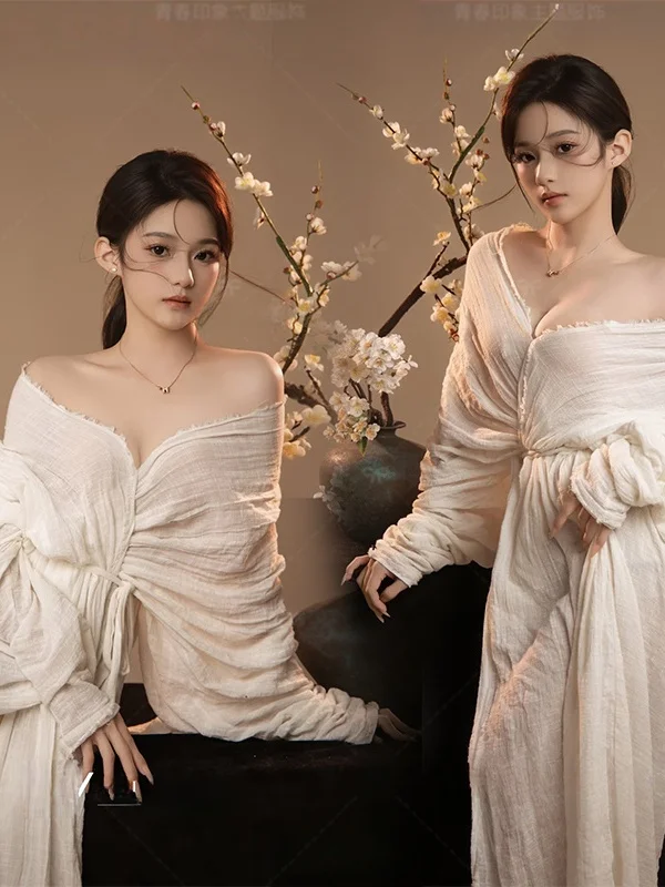 Gentle Lace Chinese Zen Style Early Spring Dress Photography Studio New Arrival Soft Atmosphere Girl Photography Costume
Gentle Lace Chinese Zen Style Early Spring Dress Photography Studio New Arrival Soft Atmosphere Girl Photography Costume