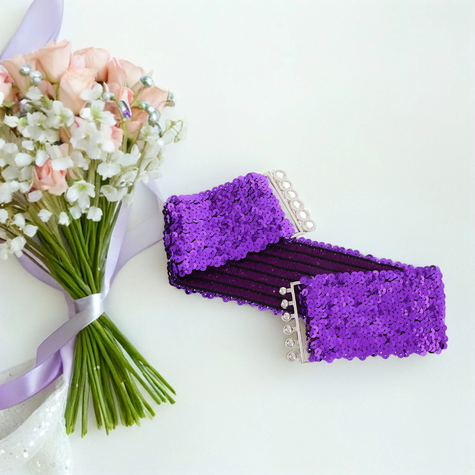 Sequin Waist Belt for Women Elastic Dress Belts Glitter Dresses Dance Costume Bridal Formal Jeans Vintage
Sequin Waist Belt for Women Elastic Dress Belts Glitter Dresses Dance Costume Bridal Formal Jeans Vintage