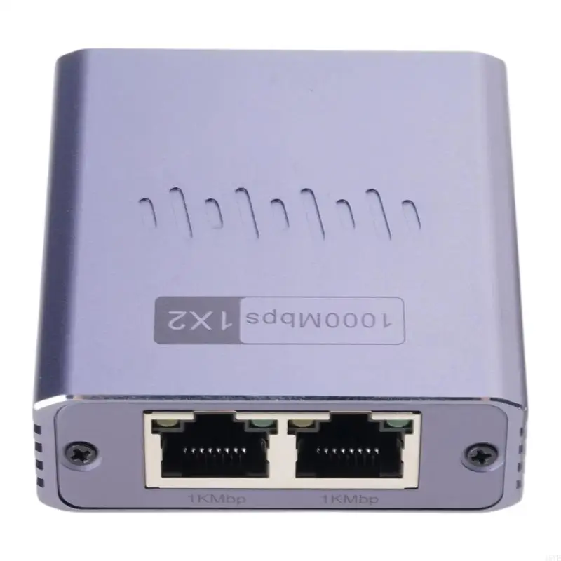 2 Port 1000Mbps RJ45 Gigabit Ethernet Switches 1000Mbps Fast Speed Splitter