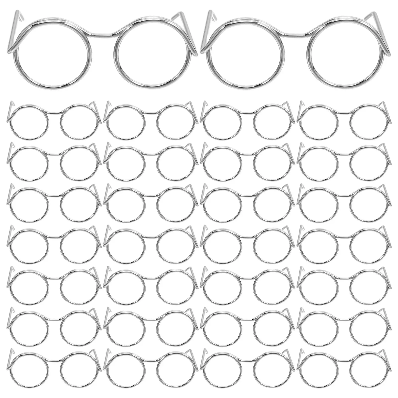 50 шт. миниатюрных очков для кукольного домика, крошечные очки на проволочной оправе для поделок, креативного декора, реквизита для фото, мини-очки
50 шт. миниатюрных очков для кукольного домика, крошечные очки на проволочной оправе для поделок, креативного декора, реквизита для фото, мини-очки