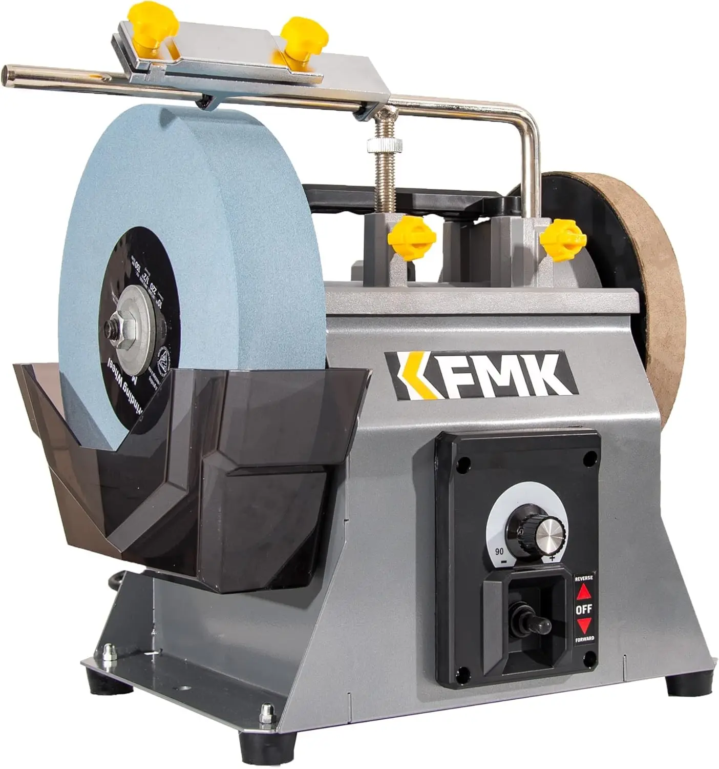 10 Inch Variable Speed Wet Sharpening System 90-160RPM Wet Bench Grinder Two Direction Water Cooled Wet/Dry Sharpening System
10 Inch Variable Speed Wet Sharpening System 90-160RPM Wet Bench Grinder Two Direction Water Cooled Wet/Dry Sharpening System