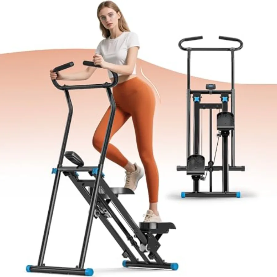 Stair Stepper for Home Gym 350lbs Vertical Climber Machine with LCD Display Non-Slip Pedals and 350lb Capacity Compact Folding
Stair Stepper for Home Gym 350lbs Vertical Climber Machine with LCD Display Non-Slip Pedals and 350lb Capacity Compact Folding