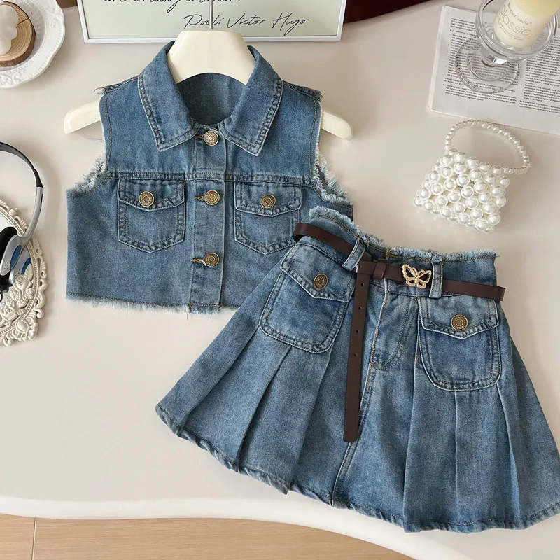 new summer girl clothes 2pc/set cow vest+ pleated skirt children baby kids students fashion 90-140 3-8year lovely
new summer girl clothes 2pc/set cow vest+ pleated skirt children baby kids students fashion 90-140 3-8year lovely