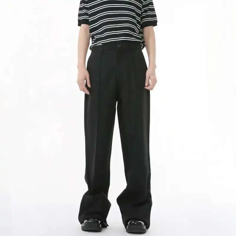 New Korean Style Men's Suit Pants Straight Leg Trendy Solid Color Simple Tide 2025 Spring Stylish Male Flare Trousers
New Korean Style Men's Suit Pants Straight Leg Trendy Solid Color Simple Tide 2025 Spring Stylish Male Flare Trousers