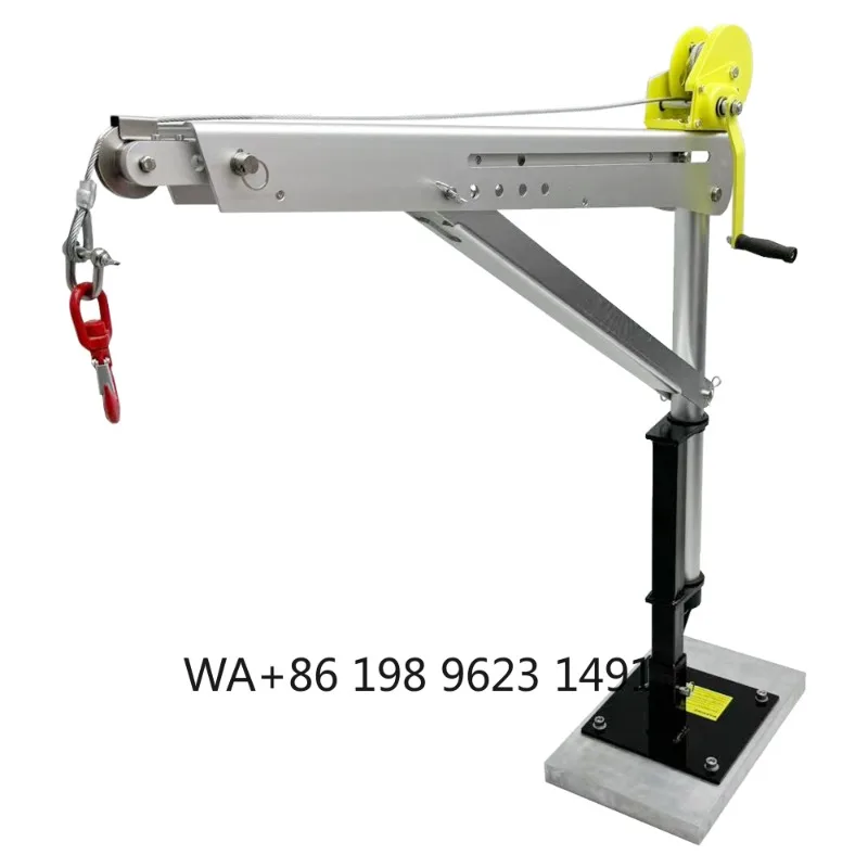 CE Certified Detachable Aluminum Alloy Mini Jib Crane Portable Lifting Equipment for Construction Site Industrial Lifting Work
CE Certified Detachable Aluminum Alloy Mini Jib Crane Portable Lifting Equipment for Construction Site Industrial Lifting Work