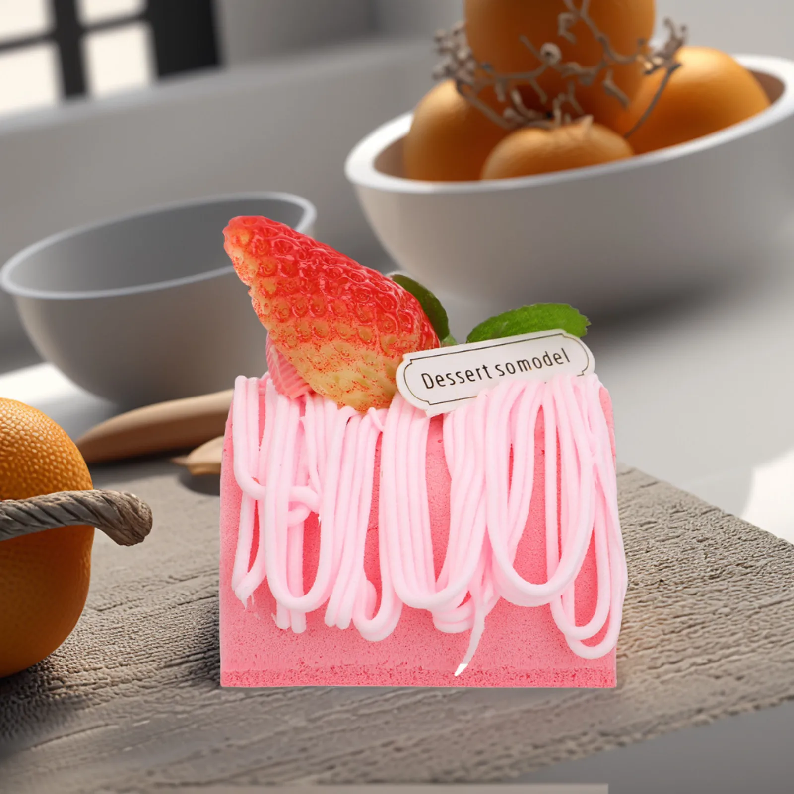 Artificial Cake Simulation Dessert Showcase Display Ornament Party Prop Realistic Decorative Fake Cake Desktop Kitchen Decor
Artificial Cake Simulation Dessert Showcase Display Ornament Party Prop Realistic Decorative Fake Cake Desktop Kitchen Decor