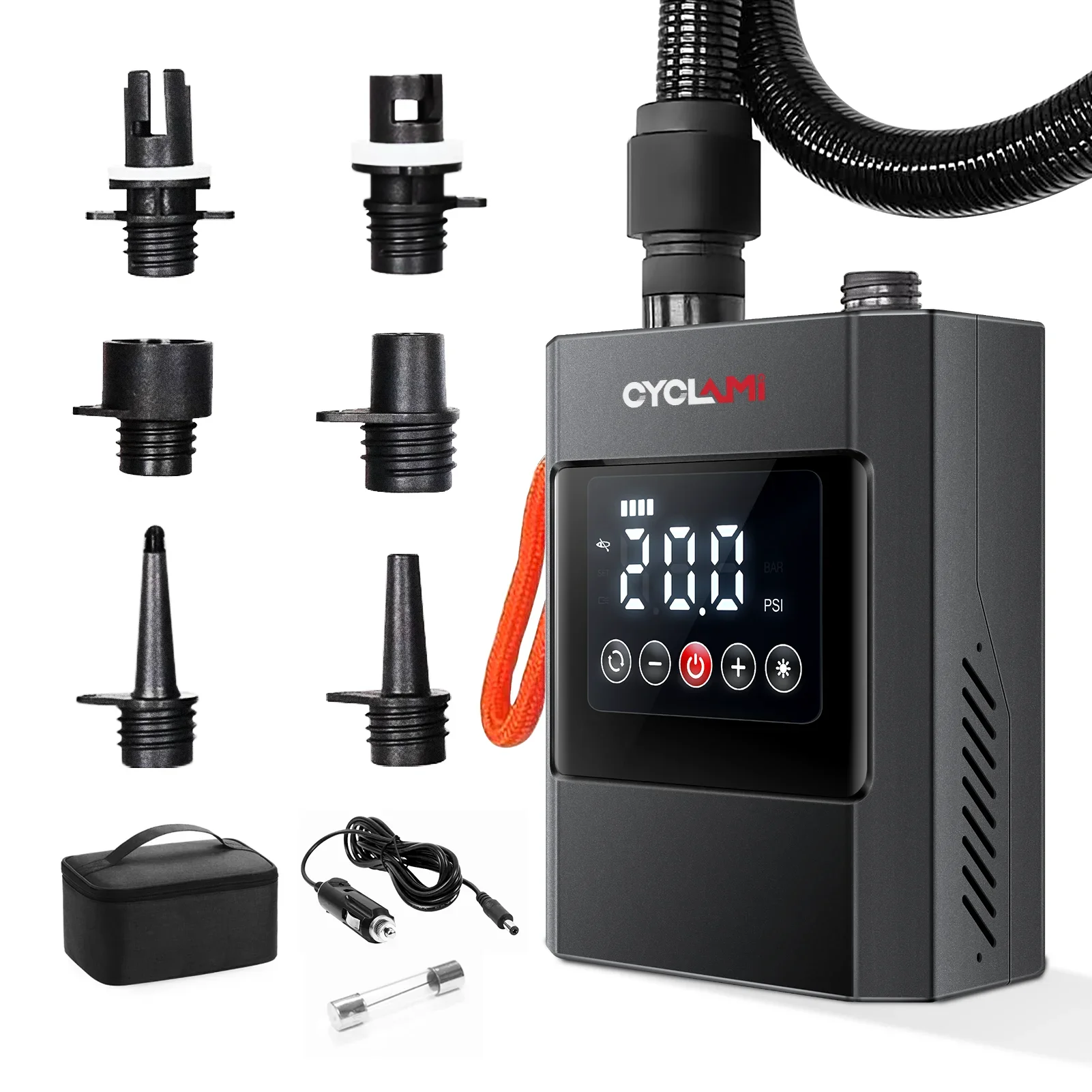 20PSI SUP Pump Electric Boat Air Pump Surfboard Paddle Compressor Car Tire Tyre Inflator Surfing Board Mattress
20PSI SUP Pump Electric Boat Air Pump Surfboard Paddle Compressor Car Tire Tyre Inflator Surfing Board Mattress