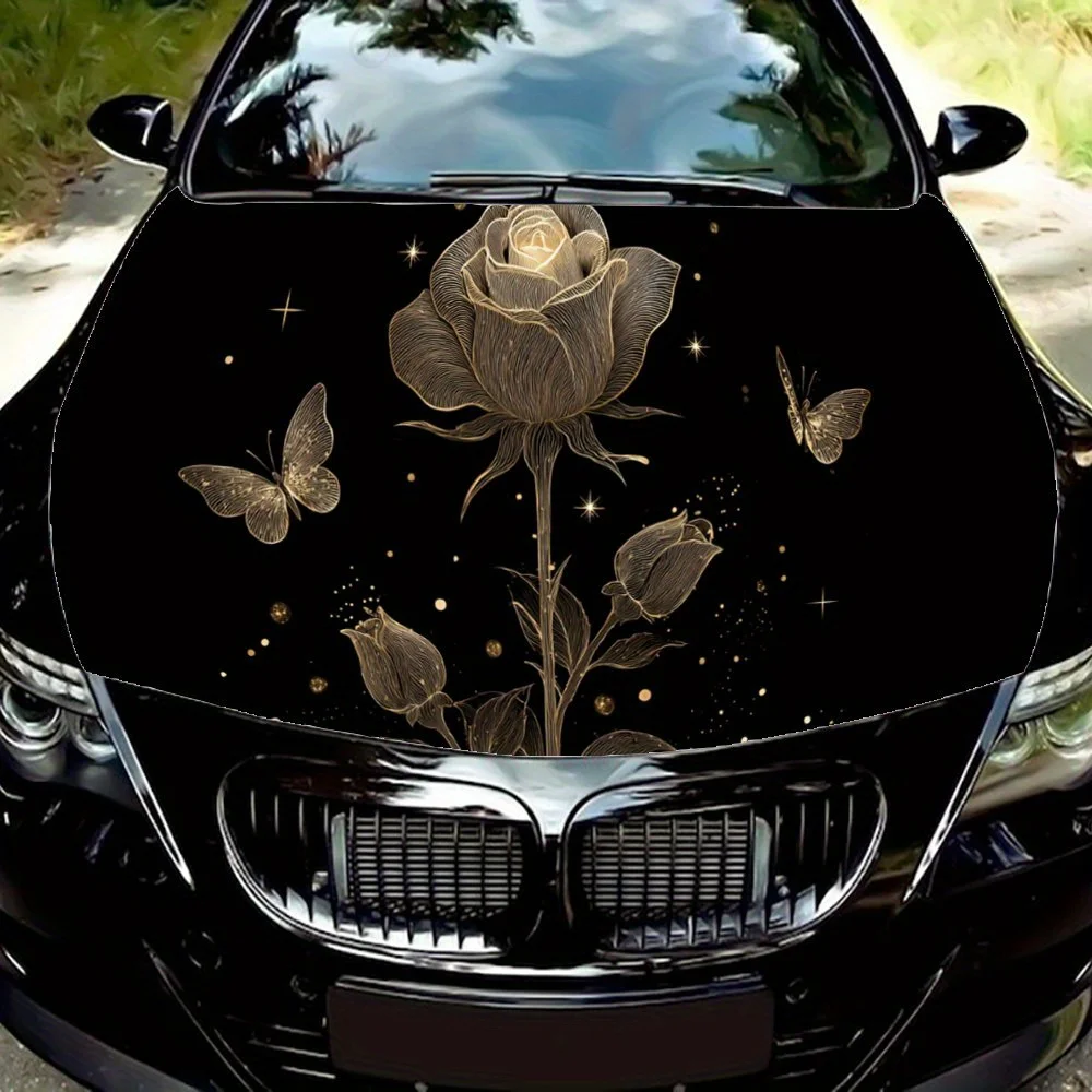 Golden and splendid roses print,car hood stickers,PVC waterproof Self adhesive car hood sticker,car hood decoration protection s
Golden and splendid roses print,car hood stickers,PVC waterproof Self adhesive car hood sticker,car hood decoration protection s