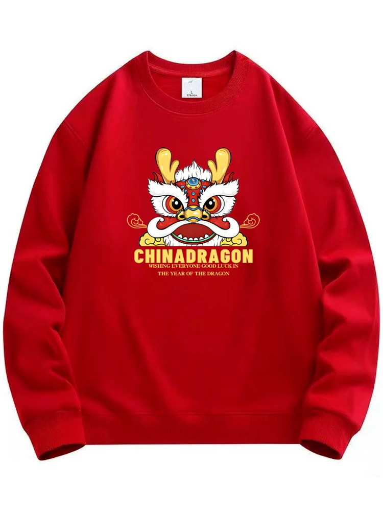 Trendy Long Sve round Ne Sweatirt Red Loose Sle Autumn Winter New Arrival Dragon Year Chinese Zodiac Casual Hoodie
Trendy Long Sve round Ne Sweatirt Red Loose Sle Autumn Winter New Arrival Dragon Year Chinese Zodiac Casual Hoodie