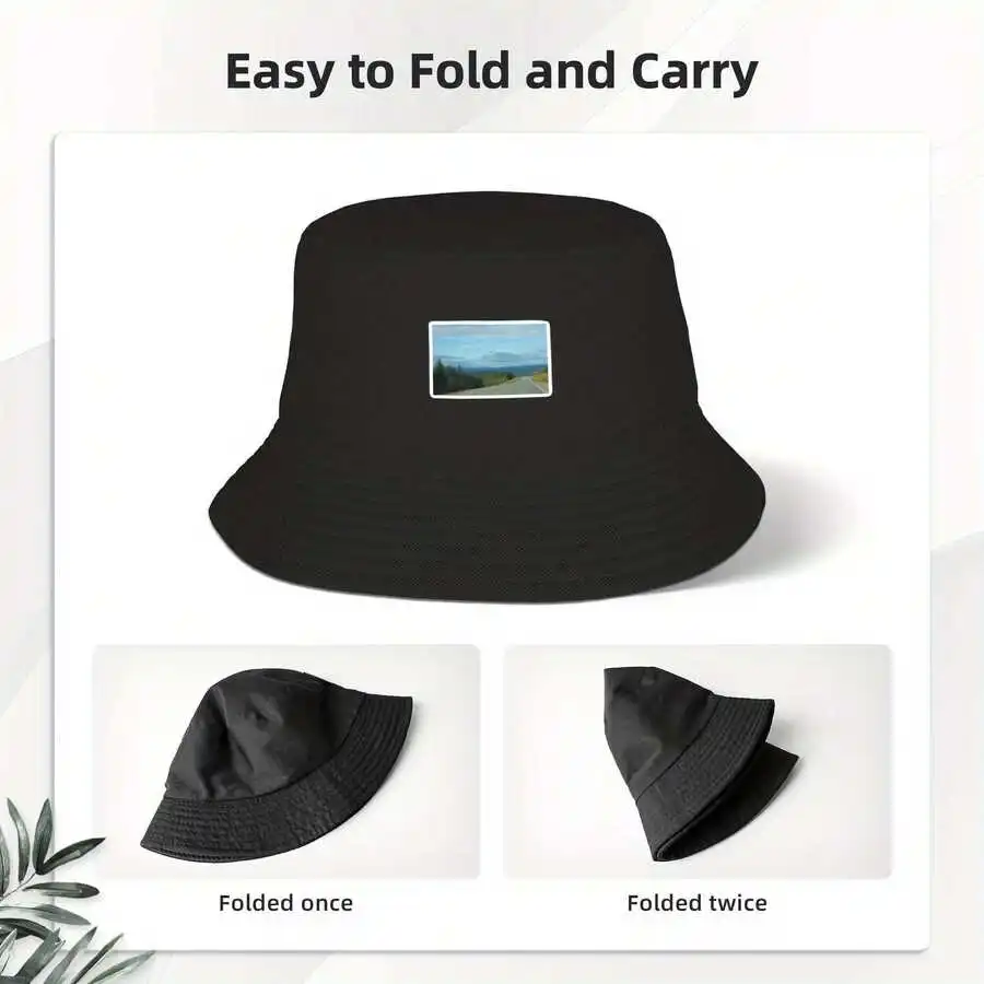 Unisex Breathable Bucket Hat With Scenic Print Wide Brim Foldable Outdoor Cap For Hiking Fishing Travel
Unisex Breathable Bucket Hat With Scenic Print Wide Brim Foldable Outdoor Cap For Hiking Fishing Travel