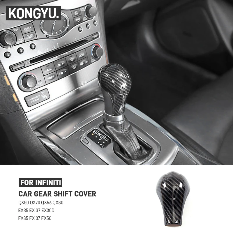 Car Carbon Fiber Gear Shift Knob Head Panel Cover Trim Sticker For Infiniti FX EX G25 G27 G35 G37 QX50 QX56 QX70 QX80 2007-2016
Car Carbon Fiber Gear Shift Knob Head Panel Cover Trim Sticker For Infiniti FX EX G25 G27 G35 G37 QX50 QX56 QX70 QX80 2007-2016