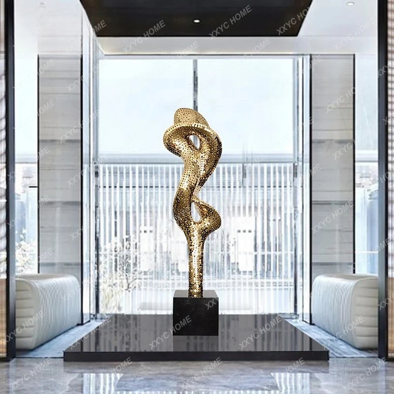 Лобби отеля, произведение искусства из нержавеющей стали, абстрактное украшение для пола, украшение для прохода лифта, офис продаж, большая скульптура
Лобби отеля, произведение искусства из нержавеющей стали, абстрактное украшение для пола, украшение для прохода лифта, офис продаж, большая скульптура