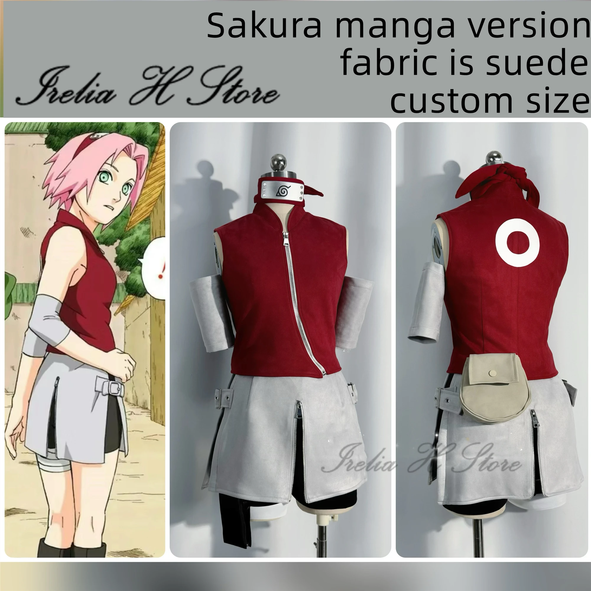 Irelia H Haruno Sakura Cosplay Costume for women Anime Manga version Cosplays Custom size made
Irelia H Haruno Sakura Cosplay Costume for women Anime Manga version Cosplays Custom size made
