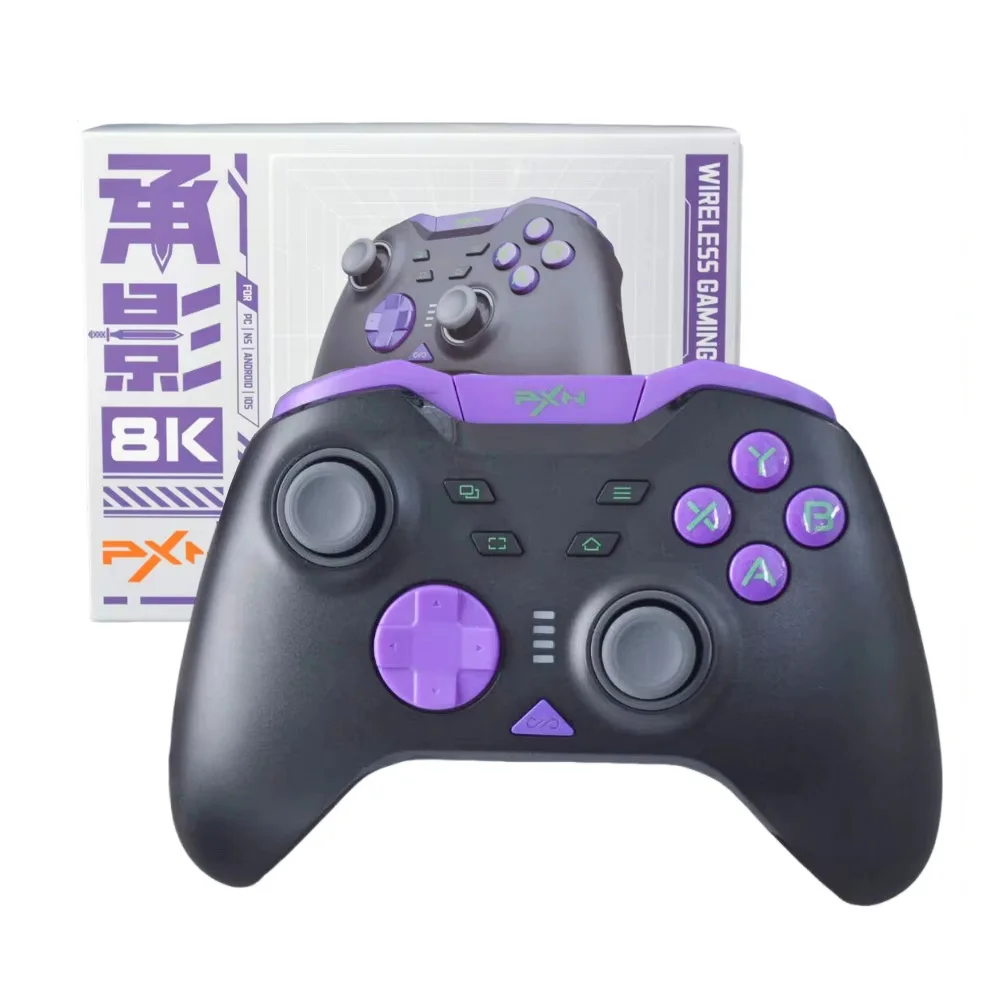 PXN P5 8K Gamepad Three Mode Wireless Game Controller Custom 8000Hz Polling Rate Hall Trigger Gamepads For PC NS Smartphone
PXN P5 8K Gamepad Three Mode Wireless Game Controller Custom 8000Hz Polling Rate Hall Trigger Gamepads For PC NS Smartphone