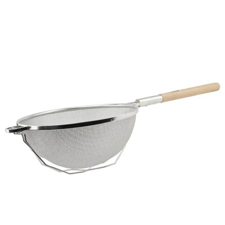 Strainer, 14-Inch Diameter, Reinforced Double Mesh, Medium, Nickel, Tan
Strainer, 14-Inch Diameter, Reinforced Double Mesh, Medium, Nickel, Tan