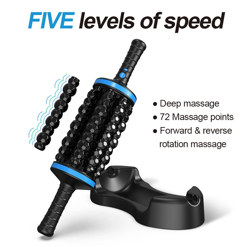 NEW Cordless Roller Body Massage Rechargeable Vibrators 360 Rolling Percussive Massager Muscle Relaxation Back Foot Leg Relaxer
NEW Cordless Roller Body Massage Rechargeable Vibrators 360 Rolling Percussive Massager Muscle Relaxation Back Foot Leg Relaxer