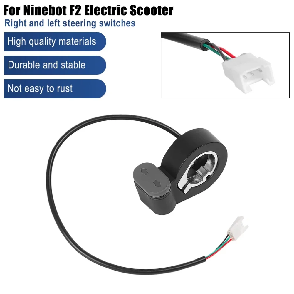 Left Right Turn Signal Switch Button For For For Ninebot F2 Electric Scooter Indicator Control Lever Replacement Part Black Plas
Left Right Turn Signal Switch Button For For For Ninebot F2 Electric Scooter Indicator Control Lever Replacement Part Black Plas