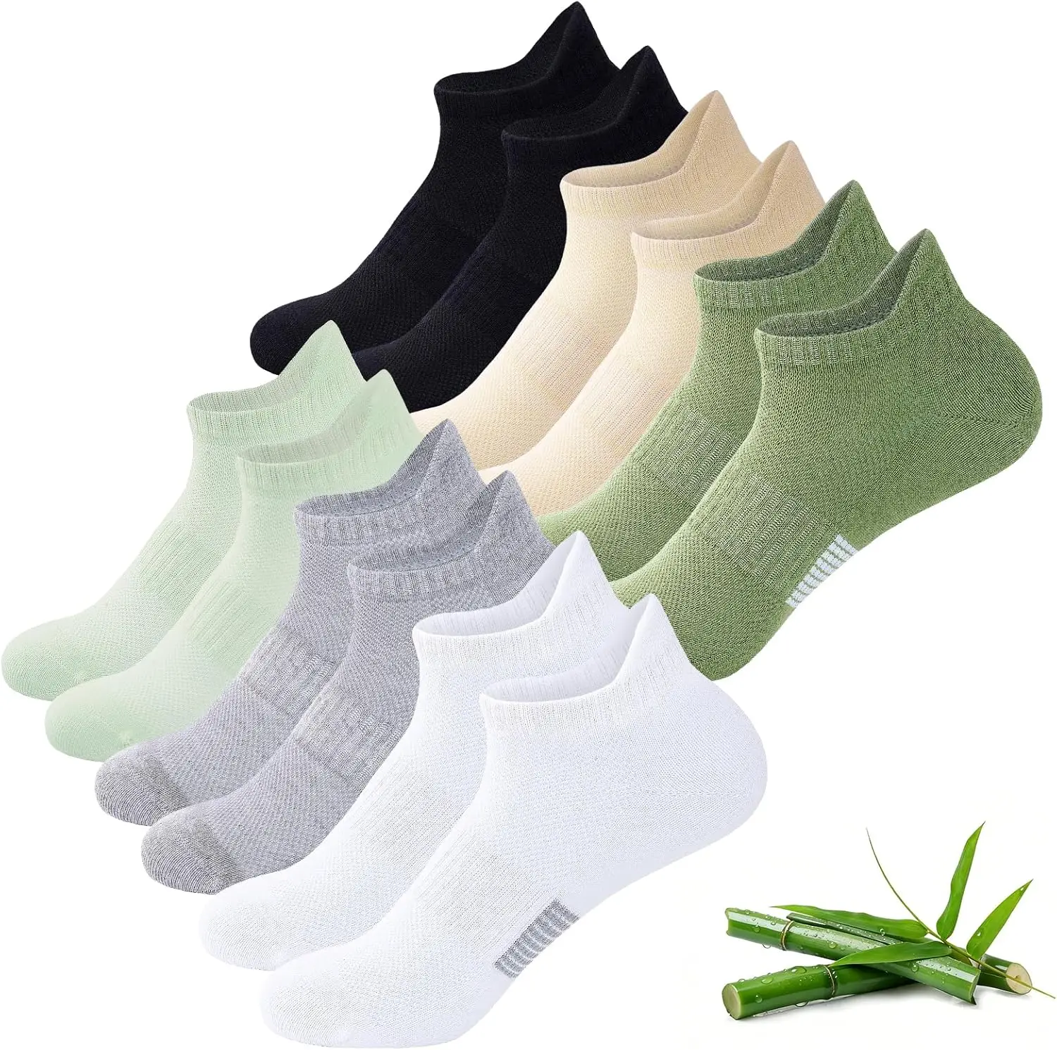 Ankle Socks for Women, 6 Pairs Breathable Bamboo Viscose Low Cut Thin Socks,Moisture Wicking Casual Sports Running
Ankle Socks for Women, 6 Pairs Breathable Bamboo Viscose Low Cut Thin Socks,Moisture Wicking Casual Sports Running