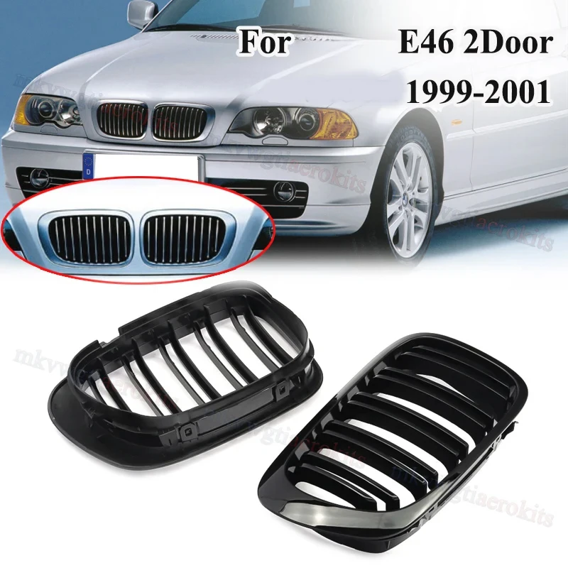Sport Racing Gloss Black Kidney Grille ABS Styling Mod Parts Fit E46 1998-2001 Pre-Facelift 2Door Coupe Cabriolet 330ci
Sport Racing Gloss Black Kidney Grille ABS Styling Mod Parts Fit E46 1998-2001 Pre-Facelift 2Door Coupe Cabriolet 330ci