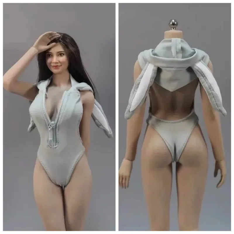 1/6 Scale Female Rabbit Ear Jumpsuit Backless Bodysuit Bikini Clothes Model for 12'' Action Figure PH Body Doll Accessory
1/6 Scale Female Rabbit Ear Jumpsuit Backless Bodysuit Bikini Clothes Model for 12'' Action Figure PH Body Doll Accessory